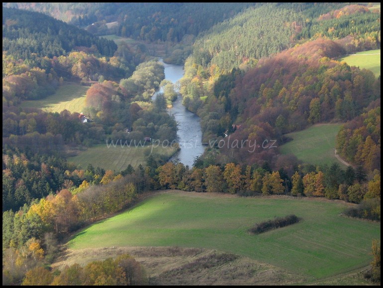 Vltava p�ed �esk�mi Bud�jovicemi