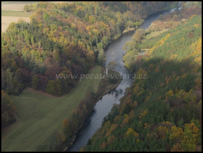 Vltava p�ed �esk�mi Bud�jovicemi